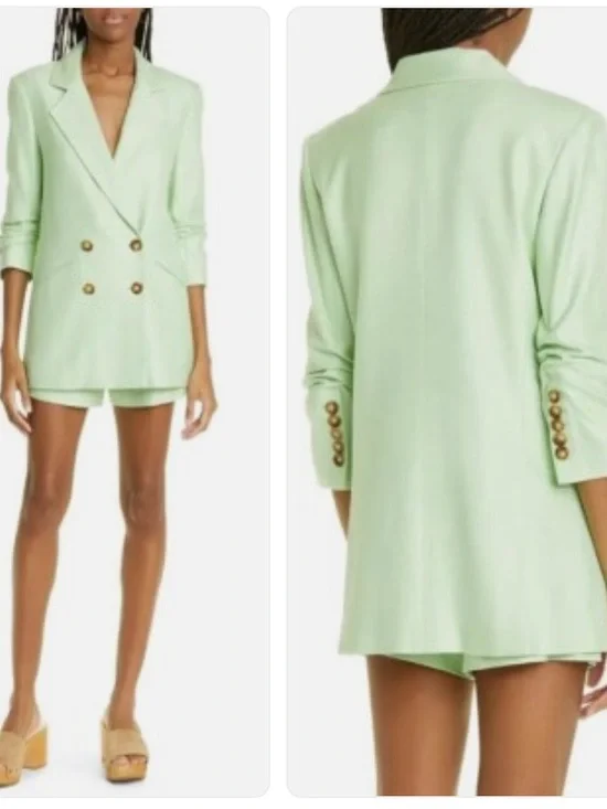 Veronica  Beard Rupert Dickey Jacket - Pistachio Size 4 new sample line no tags - Picture 2 of 5